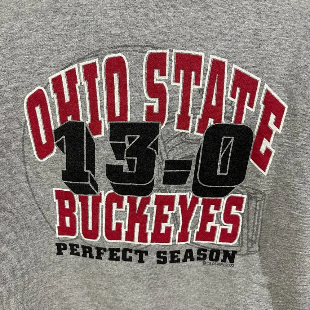 Y2K Ohio State Buckeyes Perfect Season Crewneck - Picture 2 of 5